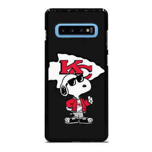 KANSAS CITY CHIEFS NFL FOOTBALL SNOOPY Samsung Galaxy S10 Plus Case Cover