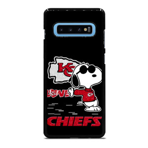 KANSAS CITY CHIEFS NFL SNOOPY Samsung Galaxy S10 Plus Case Cover