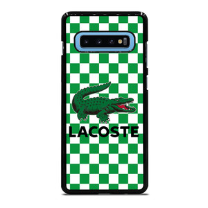 LACOSTE CHECKERBOARD LOGO Samsung Galaxy S10 Plus Case Cover LACOSTE CHECKERBOARD LOGO Samsung Galaxy S10 Plus Case Cover
