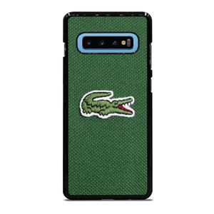 LACOSTE CROCODILE FABRIC LOGO Samsung Galaxy S10 Plus Case Cover