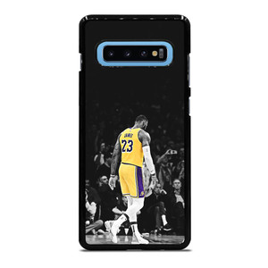 LEBRON JAMES LA LAKERS BLACK WHITE Samsung Galaxy S10 Plus Case Cover
