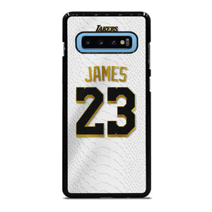LEBRON JAMES LA LAKERS WHITE KIT Samsung Galaxy S10 Plus Case Cover
