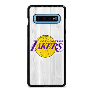 LOS ANGELES LAKERS WHITE WOOD Samsung Galaxy S10 Plus Case Cover