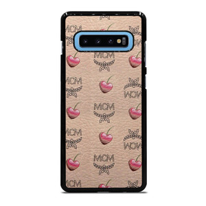 MCM WORLD WIDE APPLE LOVE LEATHER Samsung Galaxy S10 Plus Case Cover