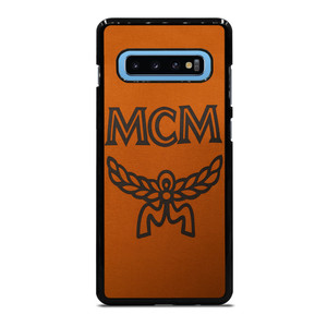 MCM WORLDWIDE SUEDE LOGO Samsung Galaxy S10 Plus Case Cover
