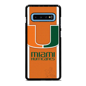 MIAMI HURRICANES SYMBOL CARBON Samsung Galaxy S10 Plus Case Cover