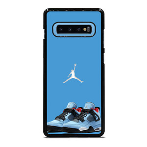 NIKE AIR JORDAN TRAVIS SCOTT BLUE Samsung Galaxy S10 Plus Case Cover NIKE AIR JORDAN TRAVIS SCOTT BLUE Samsung Galaxy S10 Plus Case Cover