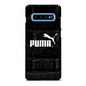 PUMA BLACK WALL TEXTURE Samsung Galaxy S10 Plus Case Cover PUMA BLACK WALL TEXTURE Samsung Galaxy S10 Plus Case Cover