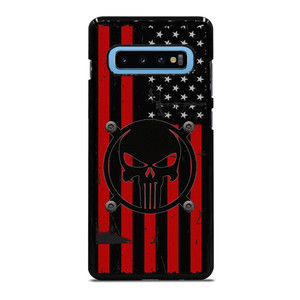 PUNISHER RED BLACK AMERICAN FLAG Samsung Galaxy S10 Plus Case Cover PUNISHER RED BLACK AMERICAN FLAG Samsung Galaxy S10 Plus Case Cover