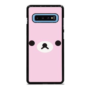 RILAKKUMA BEAR PINK MINIMALIST Samsung Galaxy S10 Plus Case Cover