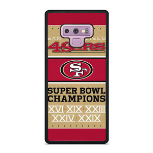 SAN FRANCISCO 49ERS SUPER BOWL CHAMPIONS  Samsung Galaxy Note 9 Case Cover