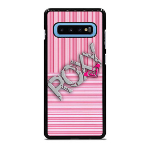 ROXY PINK STRIPE EMBLEM Samsung Galaxy S10 Plus Case Cover