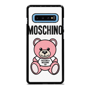 THIS IS NOT MOSCHINO TOY BEAR PINK Samsung Galaxy S10 Plus Case Cover THIS IS NOT MOSCHINO TOY BEAR PINK Samsung Galaxy S10 Plus Case Cover