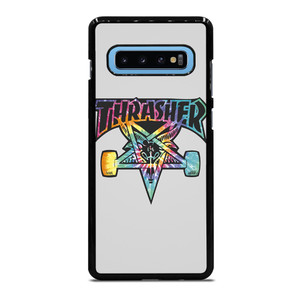 THRASHER SKATEBOARD TIE DYE LOGO Samsung Galaxy S10 Plus Case Cover THRASHER SKATEBOARD TIE DYE LOGO Samsung Galaxy S10 Plus Case Cover