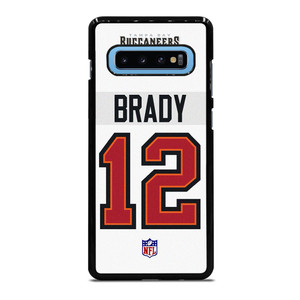 TOM BRADY TAMPA BAY BUCCANEERS WHITE KIT Samsung Galaxy S10 Plus Case Cover TOM BRADY TAMPA BAY BUCCANEERS WHITE KIT Samsung Galaxy S10 Plus Case Cover