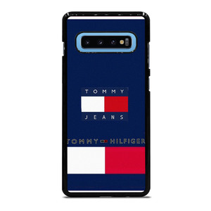 TOMMY HILFIGER JEANS LABEL Samsung Galaxy S10 Plus Case Cover TOMMY HILFIGER JEANS LABEL Samsung Galaxy S10 Plus Case Cover
