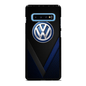 VW VOLKSWAGEN BLUE CARBON EMBLEM Samsung Galaxy S10 Plus Case Cover VW VOLKSWAGEN BLUE CARBON EMBLEM Samsung Galaxy S10 Plus Case Cover