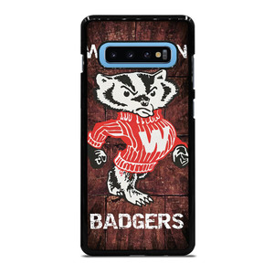 WISCONSIN BADGERS RUSTY SYMBOL Samsung Galaxy S10 Plus Case Cover WISCONSIN BADGERS RUSTY SYMBOL Samsung Galaxy S10 Plus Case Cover