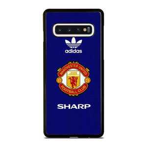 ADIDAS MANCHESTER UNITED SHARP RETRO LOGO Samsung Galaxy S10 Case Cover