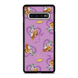 DISNEY LADY AND THE TRAMP PATTERN CARTOON Samsung Galaxy S10 Case Cover