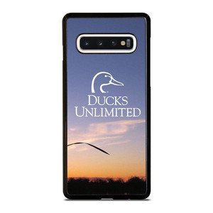 DUCKS UNLIMITED SUNSET LOGO Samsung Galaxy S10 Case Cover DUCKS UNLIMITED SUNSET LOGO Samsung Galaxy S10 Case Cover