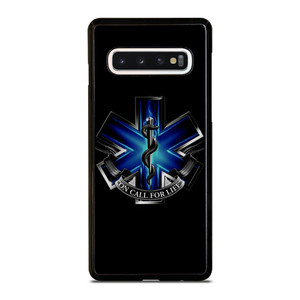 EMT EMS REGISTERED PARAMEDIC METAL SYMBOL Samsung Galaxy S10 Case Cover