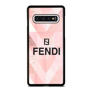 FENDI ROMA PINK TAPESTRY LOGO Samsung Galaxy S10 Case Cover FENDI ROMA PINK TAPESTRY LOGO Samsung Galaxy S10 Case Cover
