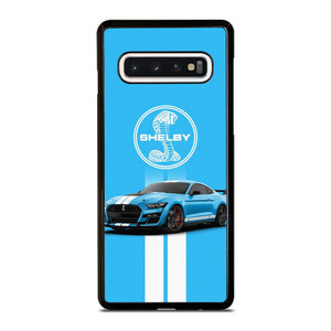 FORD SHELBY BLUE LOGO Samsung Galaxy S10 Case Cover FORD SHELBY BLUE LOGO Samsung Galaxy S10 Case Cover