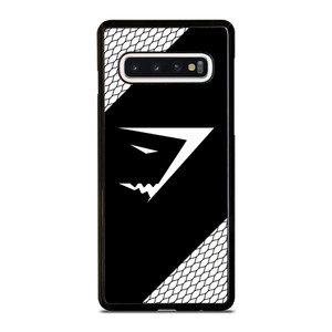 GYMSHARK WHITE CARBON LOGO Samsung Galaxy S10 Case Cover GYMSHARK WHITE CARBON LOGO Samsung Galaxy S10 Case Cover