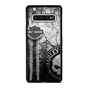 HARLEY DAVIDSON WALL TEXTURE LOGO Samsung Galaxy S10 Case Cover HARLEY DAVIDSON WALL TEXTURE LOGO Samsung Galaxy S10 Case Cover