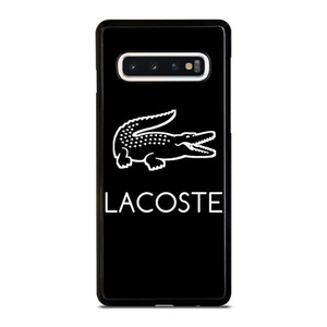LACOSTE BLACK LINE ART LOGO Samsung Galaxy S10 Case Cover LACOSTE BLACK LINE ART LOGO Samsung Galaxy S10 Case Cover