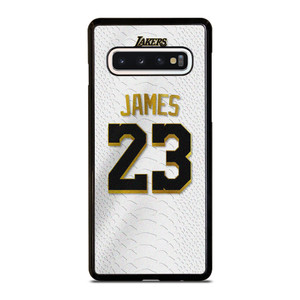 LEBRON JAMES LA LAKERS WHITE KIT Samsung Galaxy S10 Case Cover