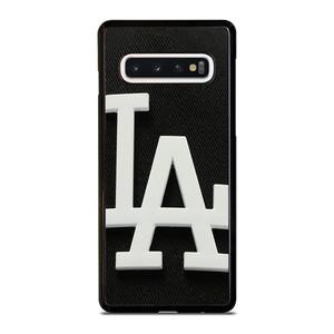 LOS ANGELES DODGERS FABRIC EMBLEM Samsung Galaxy S10 Case Cover