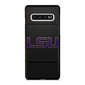 LSU TIGERS FOOTBALL CARBON LOGO Samsung Galaxy S10 Case Cover LSU TIGERS FOOTBALL CARBON LOGO Samsung Galaxy S10 Case Cover