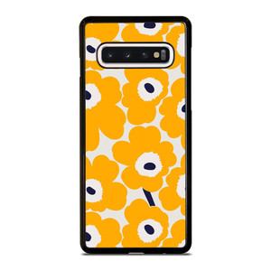 MARIMEKKO HERITAGE FLOWER YELLOW Samsung Galaxy S10 Case Cover