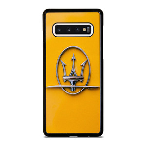 MASERATI YELLOW EMBLEM Samsung Galaxy S10 Case Cover MASERATI YELLOW EMBLEM Samsung Galaxy S10 Case Cover
