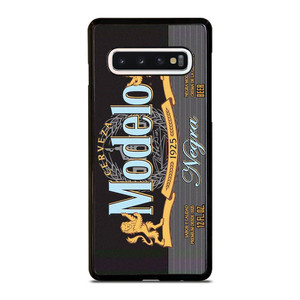 MODELO CERVEZA NEGRO LABEL Samsung Galaxy S10 Case Cover
