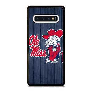 OLE MISS REBELS WOOD ICON Samsung Galaxy S10 Case Cover OLE MISS REBELS WOOD ICON Samsung Galaxy S10 Case Cover