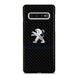 PEUGEOT CARBON EMBLEM Samsung Galaxy S10 Case Cover PEUGEOT CARBON EMBLEM Samsung Galaxy S10 Case Cover