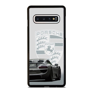 PORSCHE STUTTGART 918 SPYDER POSTER WHITE Samsung Galaxy S10 Case Cover PORSCHE STUTTGART 918 SPYDER POSTER WHITE Samsung Galaxy S10 Case Cover