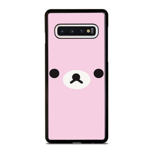 RILAKKUMA BEAR PINK MINIMALIST Samsung Galaxy S10 Case Cover RILAKKUMA BEAR PINK MINIMALIST Samsung Galaxy S10 Case Cover