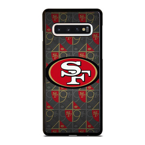 SAN FRANCISCO 49ERS LOGO PATTERN Samsung Galaxy S10 Case Cover SAN FRANCISCO 49ERS LOGO PATTERN Samsung Galaxy S10 Case Cover