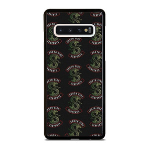 SOUTH SIDE SERPENTS RIVERDALE PATTERN Samsung Galaxy S10 Case Cover SOUTH SIDE SERPENTS RIVERDALE PATTERN Samsung Galaxy S10 Case Cover