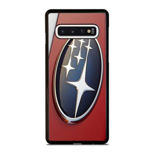 SUBARU CAR RED EMBLEM Samsung Galaxy S10 Case Cover SUBARU CAR RED EMBLEM Samsung Galaxy S10 Case Cover