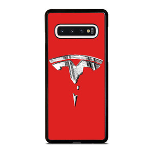 TESLA BROKEN LOGO Samsung Galaxy S10 Case Cover TESLA BROKEN LOGO Samsung Galaxy S10 Case Cover