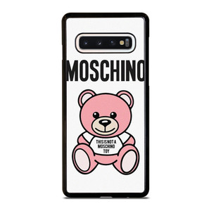 THIS IS NOT MOSCHINO TOY BEAR PINK Samsung Galaxy S10 Case Cover
