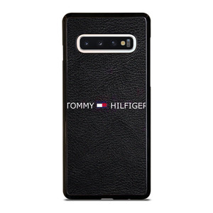 TOMMY HILFIGER LOGO LEATHER Samsung Galaxy S10 Case Cover TOMMY HILFIGER LOGO LEATHER Samsung Galaxy S10 Case Cover