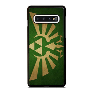 TRIFORCE LEGEND OF ZELDA GREEN LOGO Samsung Galaxy S10 Case Cover TRIFORCE LEGEND OF ZELDA GREEN LOGO Samsung Galaxy S10 Case Cover