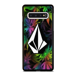 VOLCOM MARIJUANA LEAF Samsung Galaxy S10 Case Cover VOLCOM MARIJUANA LEAF Samsung Galaxy S10 Case Cover