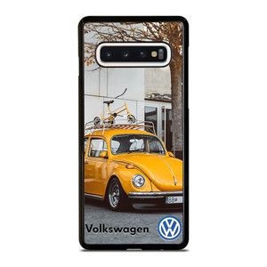 VOLKSWAGEN BEETLE YELLOW Samsung Galaxy S10 Case Cover VOLKSWAGEN BEETLE YELLOW Samsung Galaxy S10 Case Cover